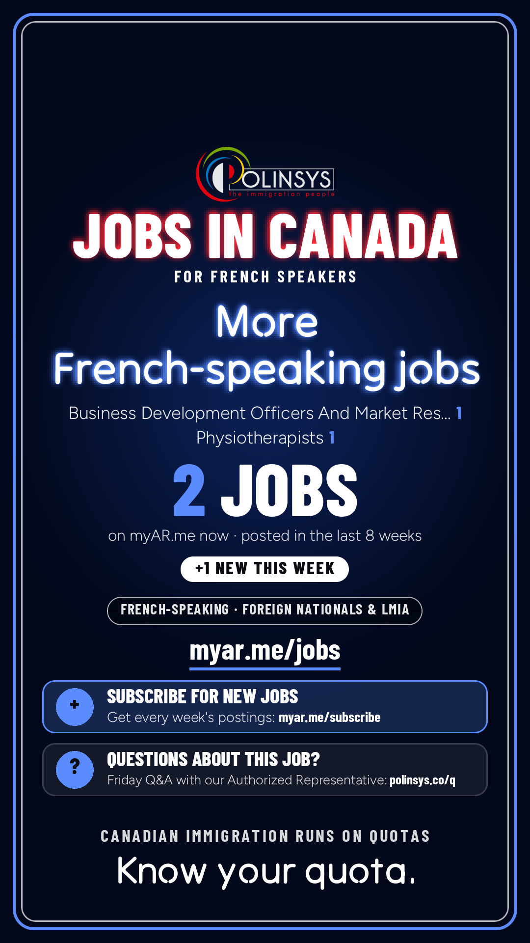 Job card: More French-speaking jobs (French-speaking jobs) — 2 jobs on myAR.me