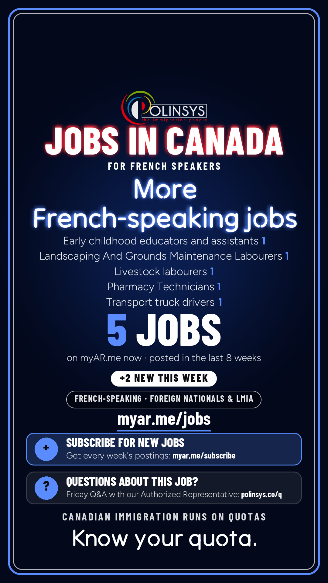 Job card: More French-speaking jobs (French-speaking jobs) — 5 jobs on myAR.me
