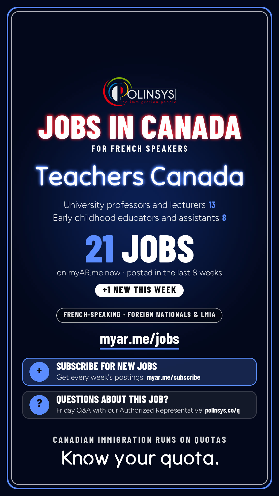 Teachers Canada — NOC G06